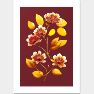 Modern Sunflower Vector Shirt Posters and Art